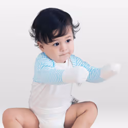 Edenswear Zinc-Infused Mitten Sleeves for Kids with Eczema (9 Months  Pink)