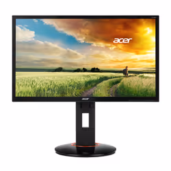 Acer XB XB240HA, 61 cm (24"), 1920 x 1080 pixels, Full HD, LED, 1 ms, Black, Orange