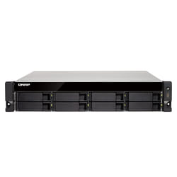 QNAP TS-832XU NAS Rack (2U) Annapurna Labs Alpine AL-324 4 GB DDR4 0 TB QNAP Turbo System Black