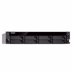 QNAP TS-832XU NAS Rack (2U) Annapurna Labs Alpine AL-324 4 GB DDR4 0 TB QNAP Turbo System Black