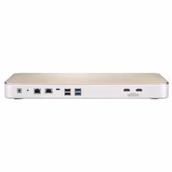 QNAP HS-453DX NAS Tower Intel® Celeron® J4105 4 GB DDR4 0 TB QNAP Turbo System Gold, White