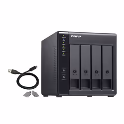 QNAP TR-004 storage drive enclosure HDD/SSD enclosure Black 2.5/3.5" - Additional view 5