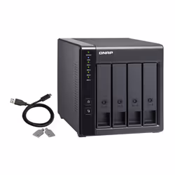QNAP TR-004 storage drive enclosure HDD/SSD enclosure Black 2.5/3.5" - Additional view 7
