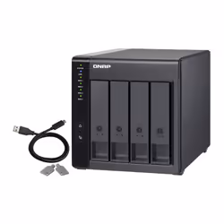 QNAP TR-004 storage drive enclosure HDD/SSD enclosure Black 2.5/3.5" - Additional view 8