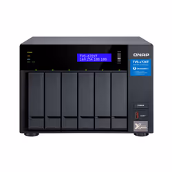 QNAP TVS-672XT, NAS, Tower, Intel® Core™ i3, 8 GB, DDR4, 0 TB
