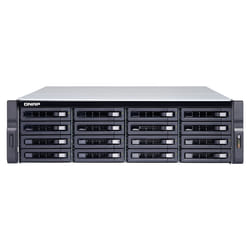 QNAP TS-1683XU-RP NAS Rack (3U) Intel® Xeon® E-2124 16 GB DDR4 0 TB QNAP QTS Black