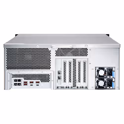 QNAP TS-2483XU-RP NAS Rack (4U) Intel® Xeon® E-2136 16 GB DDR4 0 TB QNAP QTS Black