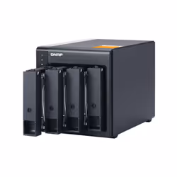 QNAP TL-D400S storage drive enclosure HDD/SSD enclosure Black, Grey 2.5/3.5" - Additional view 4