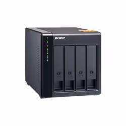 QNAP TL-D400S storage drive enclosure HDD/SSD enclosure Black, Grey 2.5/3.5" - Additional view 8