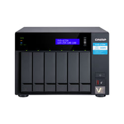 QNAP TVS-672N NAS Tower Intel® Core™ i3 i3-8100T 4 GB DDR4 0 TB QNAP Turbo System Black