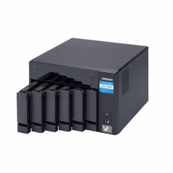 QNAP TVS-672N NAS Tower Intel® Core™ i3 i3-8100T 4 GB DDR4 0 TB QNAP Turbo System Black