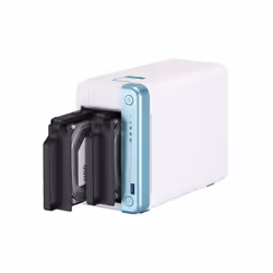 QNAP TS-251D NAS Tower Intel® Celeron® J4005 4 GB DDR4 0 TB QNAP QTS White