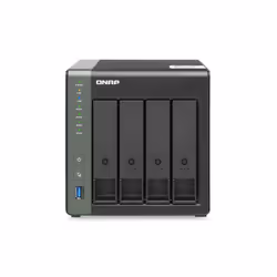 QNAP TS-431X3 NAS Tower Annapurna Labs Alpine AL-314 4 GB DDR3 0 TB QNAP Turbo System Black