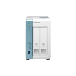 QNAP TS-231P3 NAS Tower Annapurna Labs Alpine AL-214 2 GB DDR3 0 TB QNAP QTS Turquoise, White