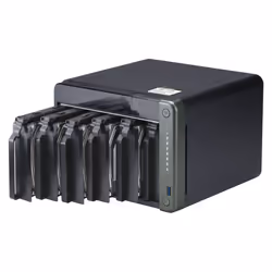 QNAP TS-653D NAS Tower Intel® Celeron® J4125 4 GB DDR4 0 TB QNAP Turbo System Black