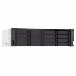 QNAP TS-1673AU-RP-16G NAS/storage server Rack (3U) Ryzen Embedded V1500B 16 GB DDR4 0 TB QNAP QTS Black, Grey - Additional view 5
