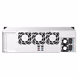 QNAP TS-1673AU-RP-16G NAS/storage server Rack (3U) Ryzen Embedded V1500B 16 GB DDR4 0 TB QNAP QTS Black, Grey - Additional view 6