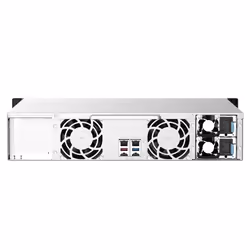 QNAP TS-873AU-RP NAS Rack (2U) Ryzen Embedded V1500B 4 GB DDR4 0 TB QNAP Turbo System Black, Grey