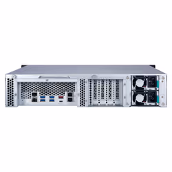 QNAP TS-877XU-RP NAS Rack (2U) AMD Ryzen™ 5 2600 8 GB DDR4 0 TB QNAP Turbo System Black, Grey