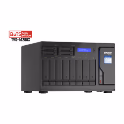 QNAP TVS-h1288X NAS Tower Intel® Xeon® W-1250 16 GB DDR4 0 TB QuTS hero Black - Additional view 4