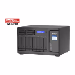 QNAP TVS-h1288X NAS Tower Intel® Xeon® W-1250 16 GB DDR4 0 TB QuTS hero Black - Additional view 5
