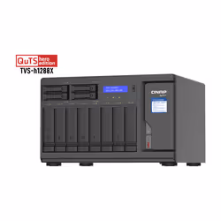QNAP TVS-h1288X NAS Tower Intel® Xeon® W-1250 16 GB DDR4 0 TB QuTS hero Black - Additional view 6