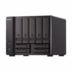 QNAP TS-H973AX NAS Tower Ryzen Embedded V1500B 32 GB DDR4 0 TB QuTS hero Black - Additional view 5