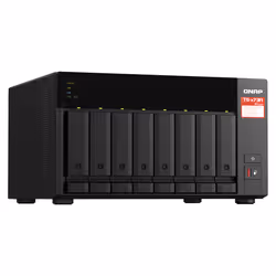 QNAP TS-873A NAS Tower Ryzen Embedded V1500B 8 GB DDR4 0 TB QNAP Turbo System Black - Additional view 4