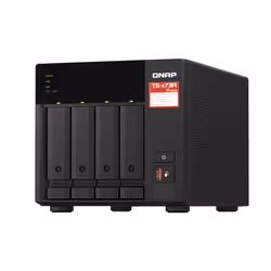 QNAP TS-473A NAS Tower Ryzen Embedded V1500B 8 GB DDR4 0 TB QNAP Turbo System Black - Additional view 5
