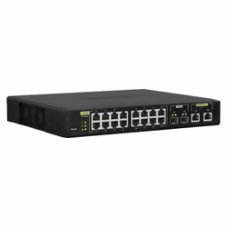 QNAP QSW-M2116P-2T2S network switch Managed L2 2.5G Ethernet Power over Ethernet (PoE) Black - Additional view 4
