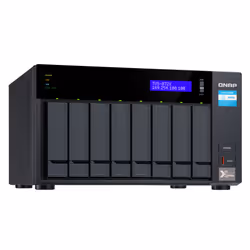 QNAP TVS-872X NAS Tower Intel® Core™ i3 8 GB DDR4 0 TB QNAP QTS Black