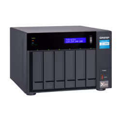QNAP TVS-672X NAS Tower Intel® Core™ i3 8 GB DDR4 0 TB QNAP QTS Black
