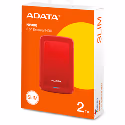 ADATA HV300 external hard drive 2 TB 2.5" 3.2 Gen 1 (3.1 Gen 1) Red - Additional view 6
