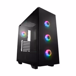 FSP CMT512, Midi Tower, PC, Black, ATX, micro ATX, Mini-ITX, SECC, Tempered glass, Multi