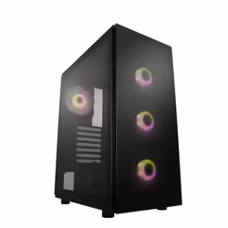 FSP CMT340 Plus, Desktop, PC, Black, ATX, ITX, micro ATX, Plastic, SPCC, Case fans, Front