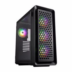 FSP CUT593A, Ultra Tower, PC, Black, ATX, EATX, micro ATX, Mini-ITX, SPCC, Tempered glass, Multi