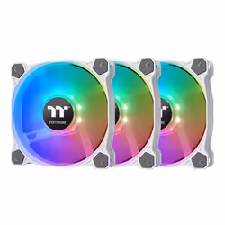 Thermaltake Pure 12 ARGB Sync Radiator Fan White TT Premium Edition, Fan, 12 cm, 500 RPM, 1500 RPM, White