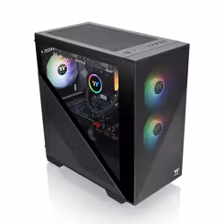 Thermaltake Divider 170 TG ARGB Midi Tower Black - Additional view 2