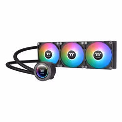 Thermaltake TH360 V2 ARGB Sync, All-in-one liquid cooler, 12 cm, 500 RPM, 2000 RPM, Black