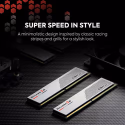 G.SKILL Ripjaws S5 Series (Intel XMP 3.0) DDR5 RAM 64GB (2x32GB) 5600MT/s CL36-36-36-89 1.25V Desktop Computer Memory UDIMM - Matte White (F