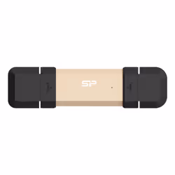 Silicon Power DS72, 500 GB, USB Type-A / USB Type-C, 3.2 Gen 2 (3.1 Gen 2), Cap, 15.6 g, Gold