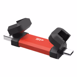 Silicon Power DS72 USB flash drive 250 GB USB Type-A / USB Type-C 3.2 Gen 2 (3.1 Gen 2) Red