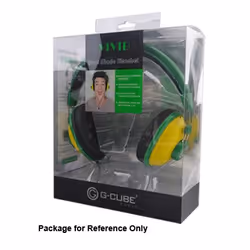G-Cube GHV-170G Headset over-ear wired Green - Additional view 4
