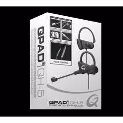 QPAD QH5, Wired, Gaming, 20 - 20000 Hz, 50 g, Headset, Black