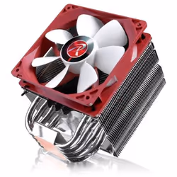 RAIJINTEK Themis Evo, Cooler, 12 cm, 1000 RPM, 1500 RPM, Metallic, Red, White