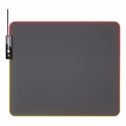 COUGAR Gaming NEON, Black, Monochromatic, Fabric, Rubber, Various, Non-slip base, Gaming mouse pad