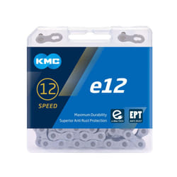 KMc E12 EPT 12 Speed E-Bike chain  130 Links  Dark Silver