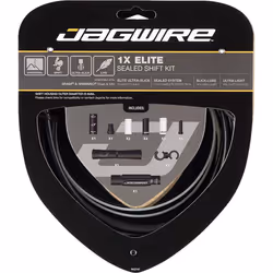 Jagwire Elite Sealed Shift/Gear Cable Kit x1 Cable - Stealth Black