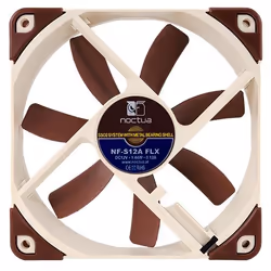 Noctua NF-S12A FLX Computer case Fan 12 cm Beige, Brown - Additional view 4