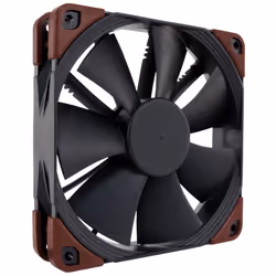Noctua NF-F12 INDUSTRIALPPC-2000 IP67 PWM, Fan, 12 cm, 450 RPM, 2000 RPM, 121.8 m³/h, Black, Brown